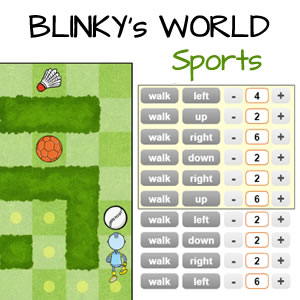 blinky coding game sports