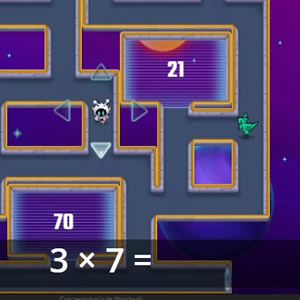 3 times table game Pacman