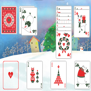 solitaire christmas game