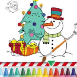 CHRISTMAS COLORING PAGES