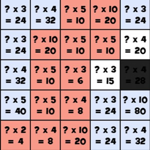 times table colouring mosaic sheets online free