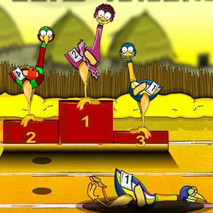 ostrich race game
