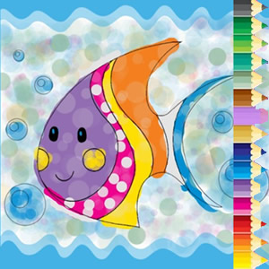 fish coloring game