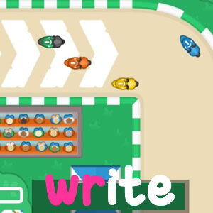 moto racing typing educational game to play online
