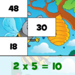TIMES TABLES JIGSAWS from 1 to 12
