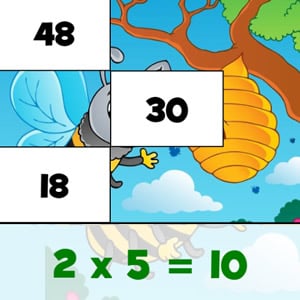 times tables jigsaw puzzles