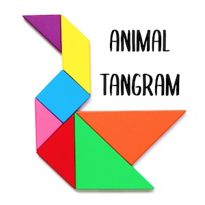 animal tangram online puzzles