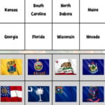 USA State Flags Puzzle