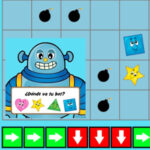 Inverse Programming for Kids: Where does the robot go?