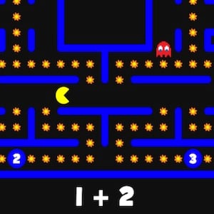 addition and subtraction pacman