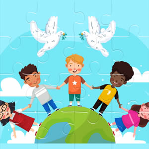 jigsaw puzzle peace day