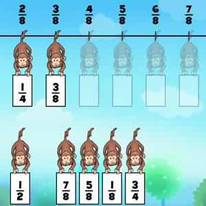 order fractions online game