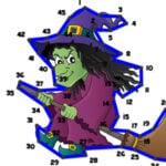 DOT to DOT NUMBERS: Halloween
