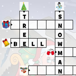 christmas crossword game online