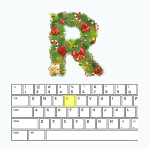letter typing christmas