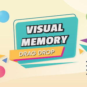 visual memory drag and drop game