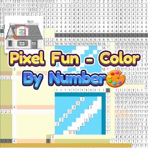 pixel fun game color by number