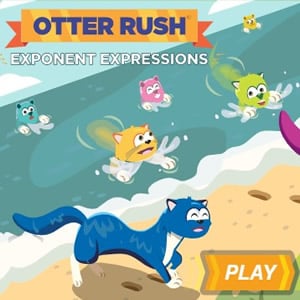 exponent expressions racing game