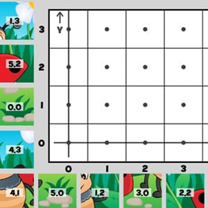 XY coordinates game grid