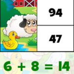 Addition Puzzles on the Farm