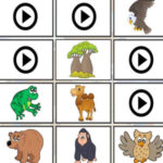 SOUNDS of WILD ANIMALS: Memory Game