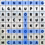 Canada Wordsearch