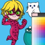Chibi Superheroes Coloring