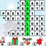 CHRISTMAS Horizontal Crossword Puzzle