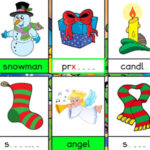 Christmas Spelling Flashcards