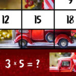 Christmas 3 Times Table Multiplication