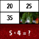 Christmas 5 Times Table Multiplication