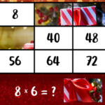 Christmas 8 Times Table Multiplication