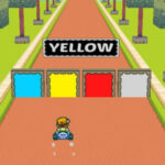 Color Kart Racing Game (Stroop Effect)
