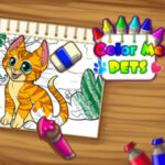 Color Me Pets Game: Scene Creation and Coloring