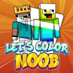 LET’S COLOR NOOB: Minecraft Coloring Game