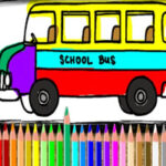 Bus Colouring Game Online