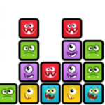 Colour Tetris with Monsters