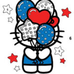 Hello Kitty Colouring by Numbers