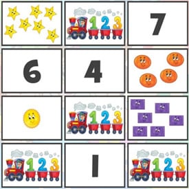 MATCHING games for 3 YEAR OLDS on COKOGAMES