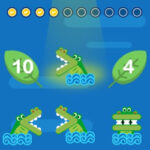 Crocodile Number Comparison game