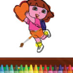 Dora the Explorer Colouring