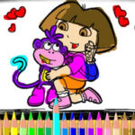 Dora and Boots Painting