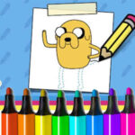 Learn to draw Jake from Adventure Time