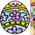 Easter Egg Online Coloring Pages