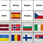 European Flags Puzzle Game