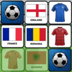 European National Football Shirts Memory Game