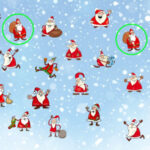 Find Two Identical Santa Claus