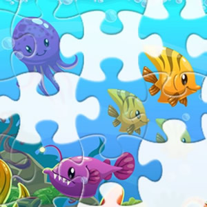 Fish Jigsaw Puzzles online game for kids