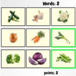 Vegetables Vocabulary