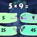 HALLOWEEN 5 Times Table Game